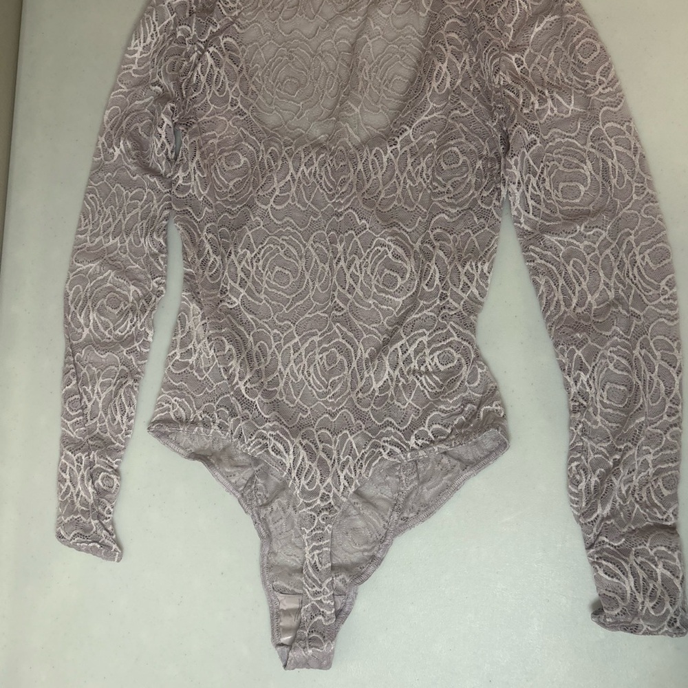 Free People Intimately Free In My Head Floral Lace Thong Bodysuit Size XS NWT - Picture 6 of 6